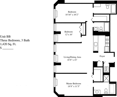 Floorplan - Portside Towers