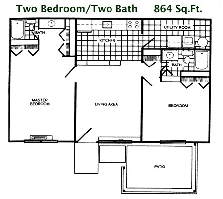 2BR/2BA - Sea Pines Apartments