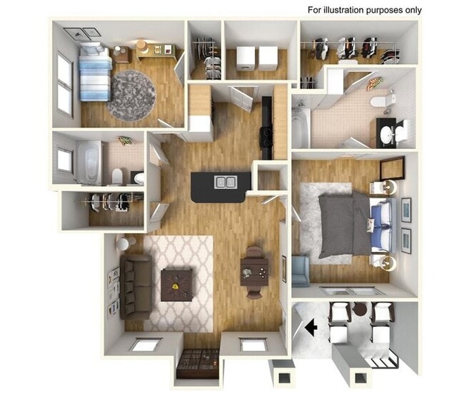 2 Bed/2 Bath w/ Tandem Double Garage - Prestige at Barker Cypress