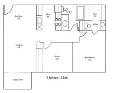 2BR/1.5BA - Meadow Wood of Ames