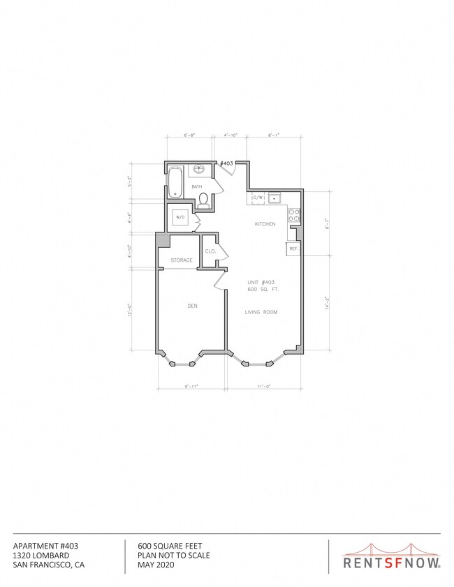 Floorplan - 1320-1380 Lombard