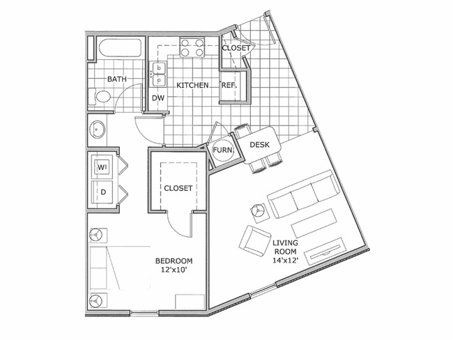 one bedroom | The Abbey | Swimming Pool - The Abbey Apartments