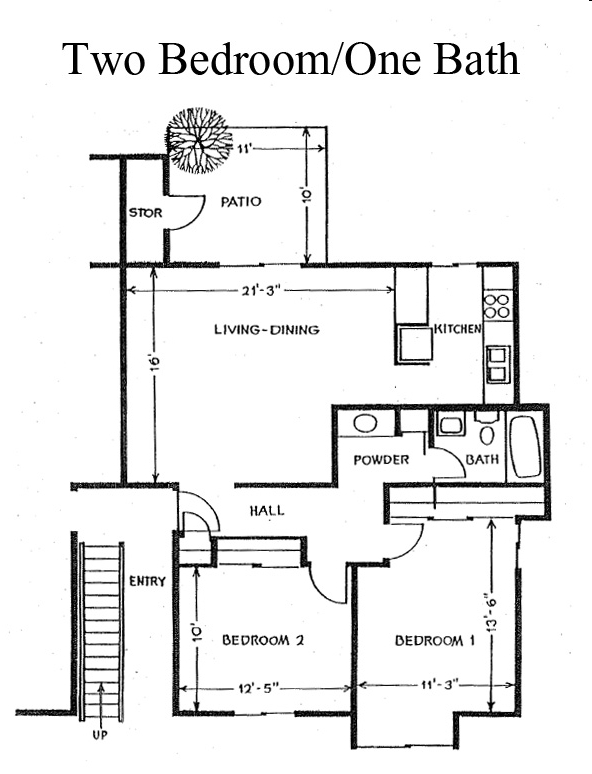 Plan B - St. Charles Oaks Apartments