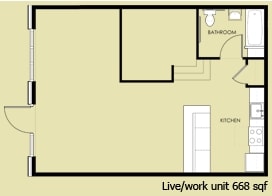 1BR/1BA - Rose Street Apartments