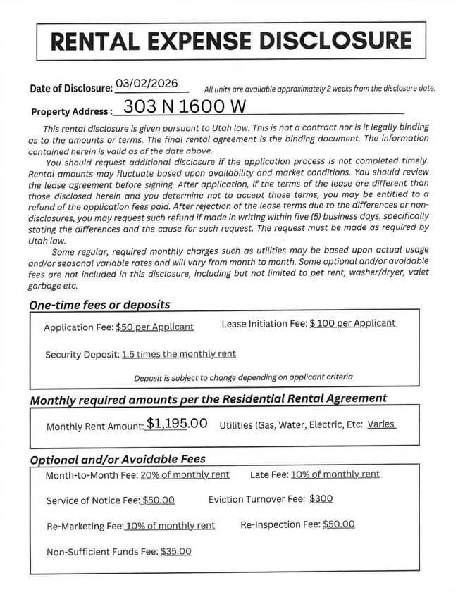 Building Photo - Charming 2 Bedroom, 1 Bathroom Home in Central Cedar City