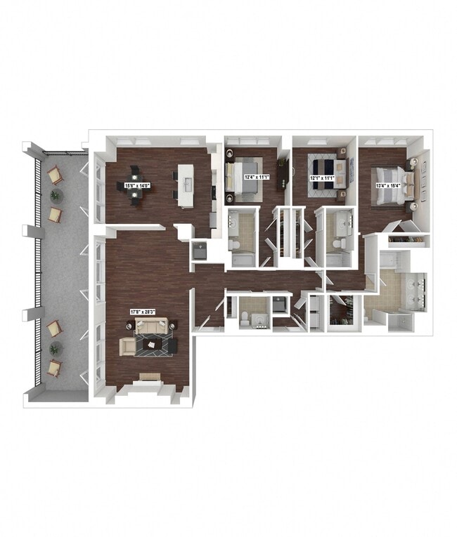 Floorplan - The Woodley