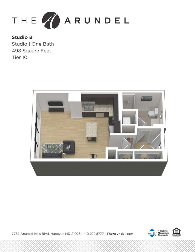 Floorplan - The Residences at Arundel Preserve