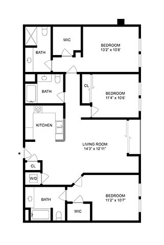 Floorplan - The Guild North Hollywood