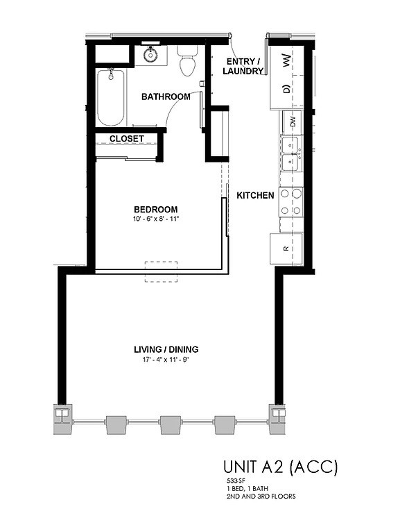Floorplan - The Brenton Lofts