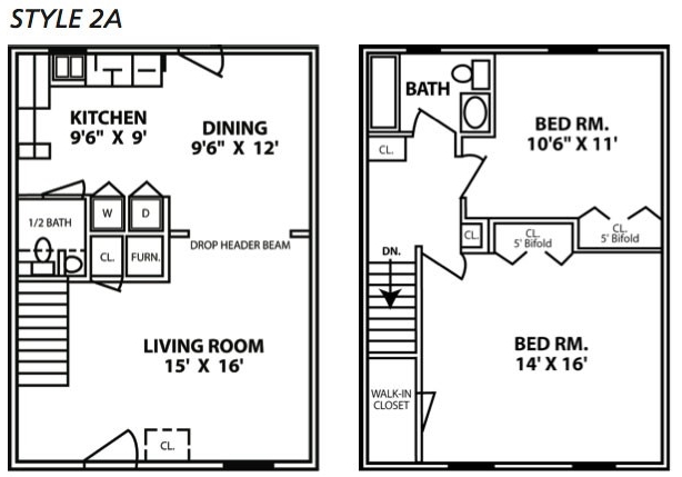 Style 2A - Lewiston Townhomes