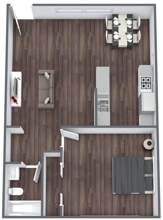 Building Photo - Wonderful 1 Bedroom 1 Bath Upstairs Corner Unit