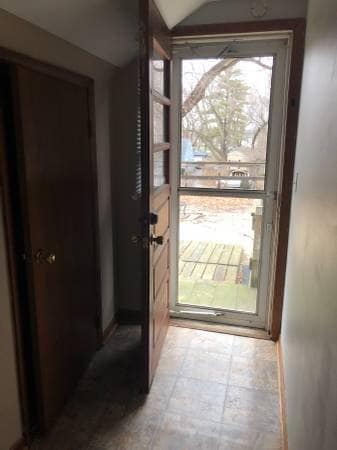 Back door to roof deck above garage - 304 McKinley Ave