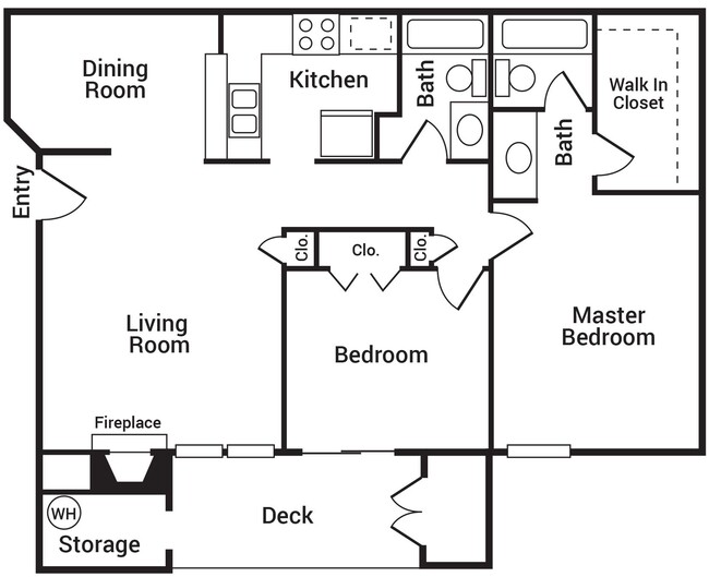 Floorplan - Copper Mill Apartments