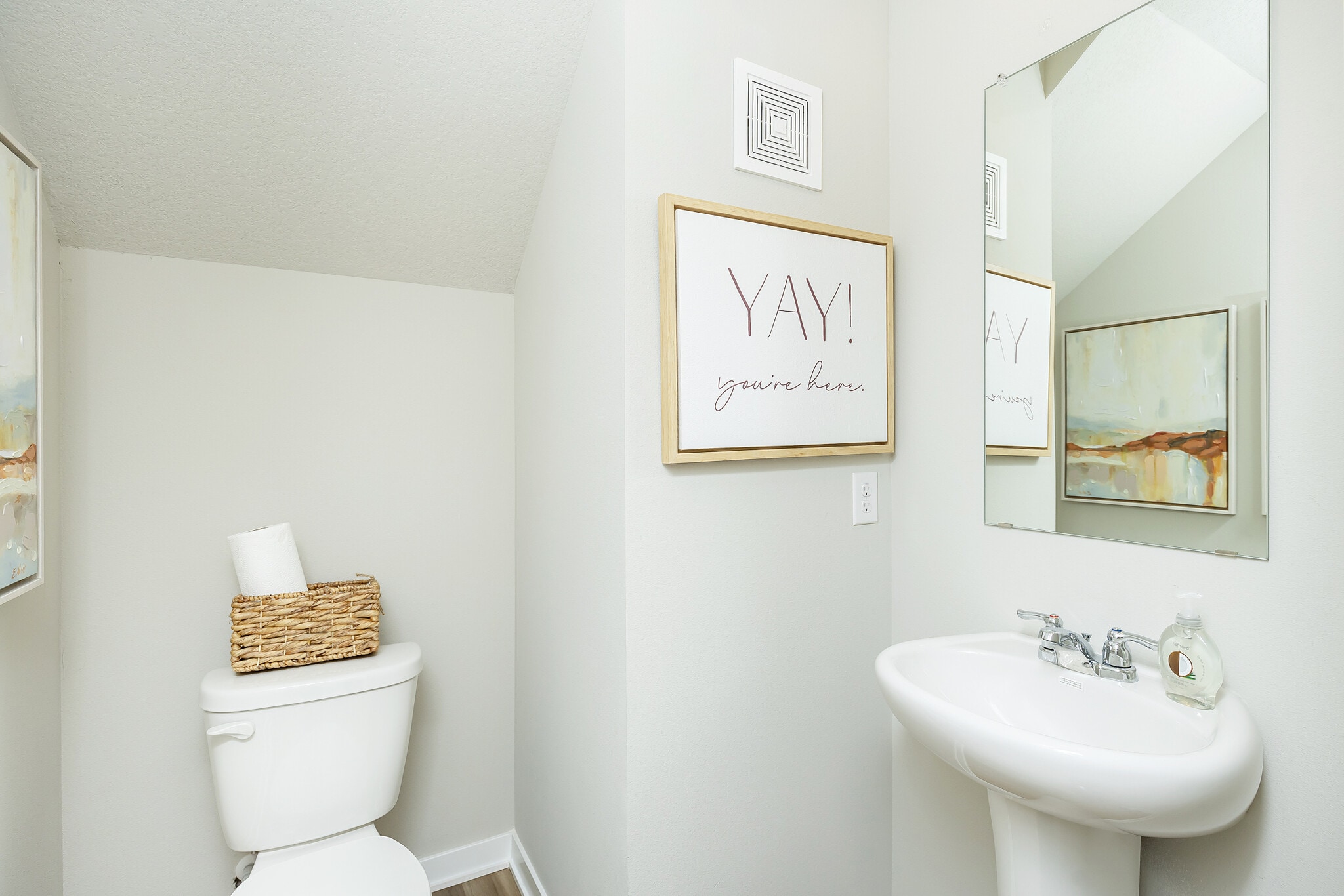 First Floor Half Bath -This home is not furnished - 4302 NE 13th St