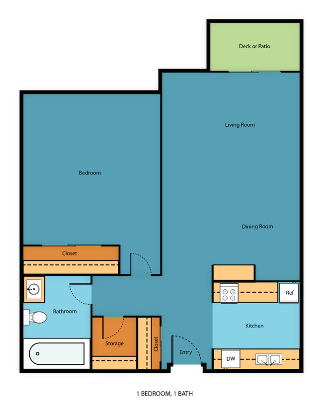 Floorplan - Pacific Park Apartment Homes