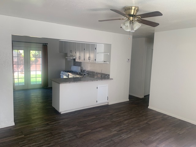 kitchen view and hallway from living room - 1745 S Bridge St