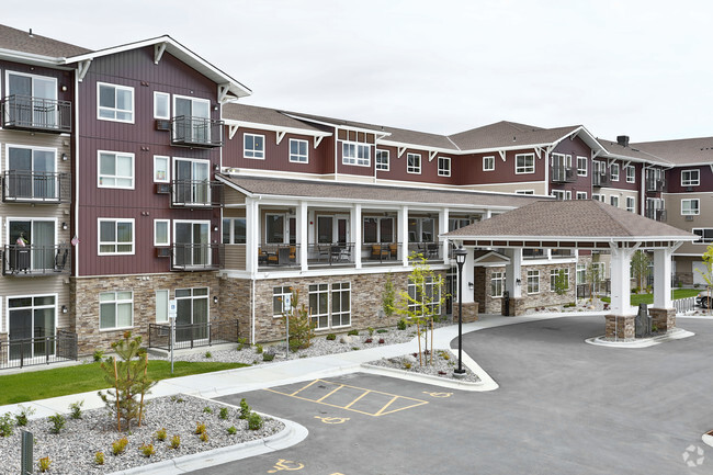 Front of Building - Affinity at Billings 55+