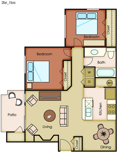 Floorplan - Emerald Pointe Apartments