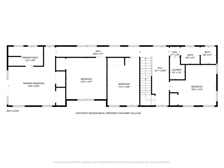 Second Floor Plan - 15 Edgemoor Cir
