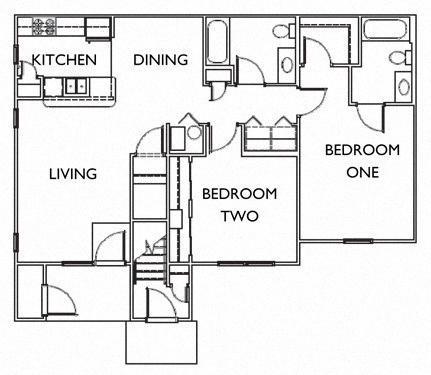 Floorplan - Prairie Apartments I & II