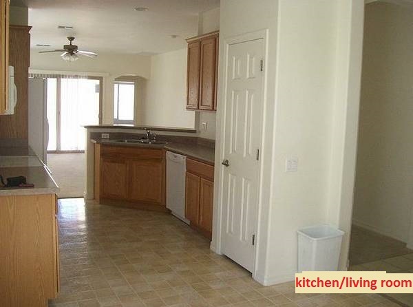 Kitchen and living room - 10369 E Valley Quail Dr