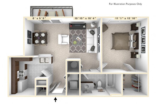 Floorplan - Enclave Apartments