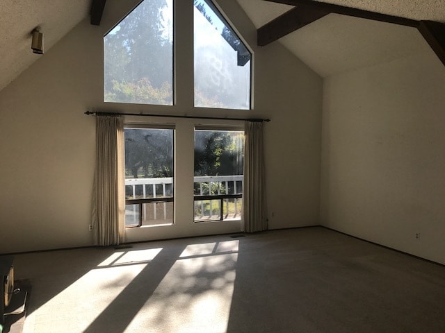 Large windows and vaulted ceiling with view of pastures - 21020 SE 358th St