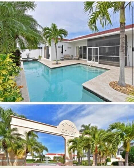 Private pool and courtyard - 4816 61st Avenue Dr W