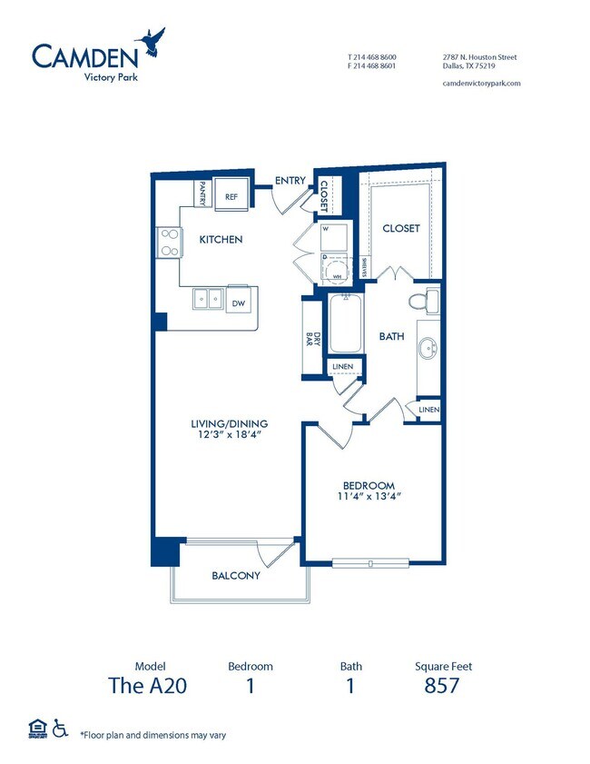 Floorplan - Camden Victory Park