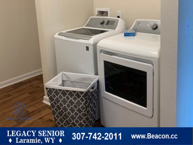 Legacy Laramie Senior in-unit Laundry - Legacy Senior Residences