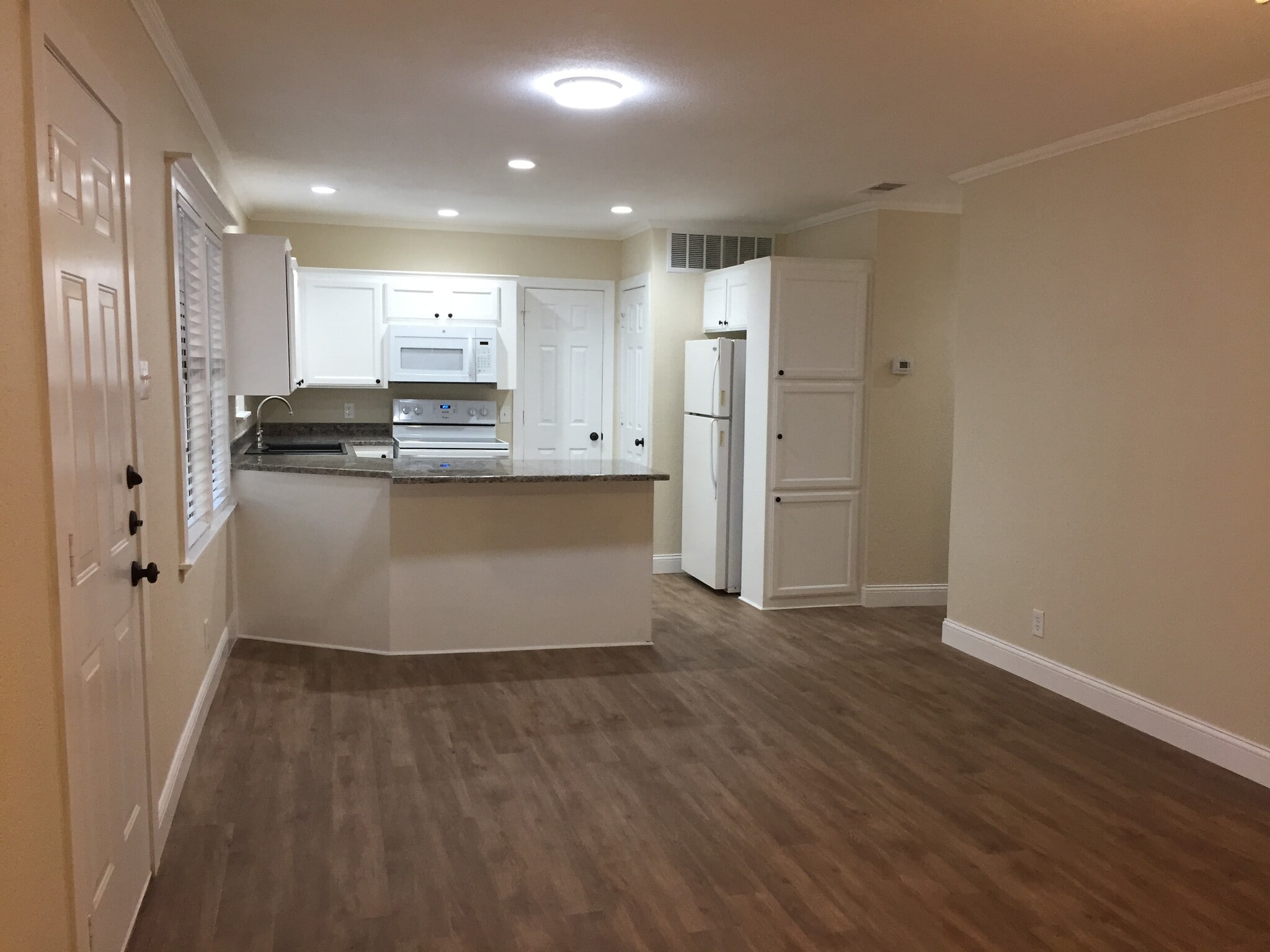 View of kitchen from living room - 310 East 3rd St.