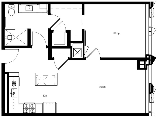 Floorplan - The Residences at Rainier Square