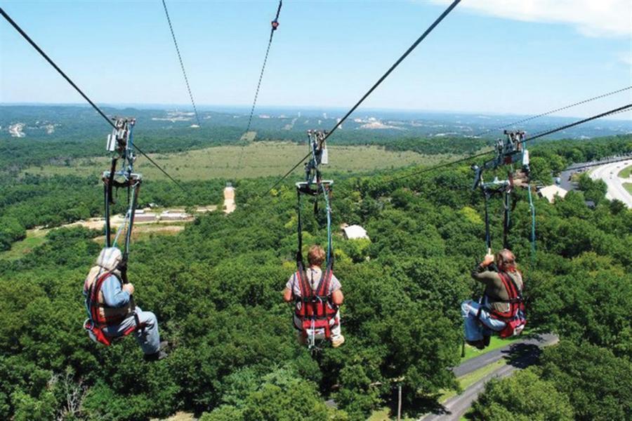 Zip Lining in Nature. - 428 Kays Ln