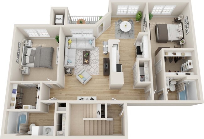 Floorplan - Orchards Apartments