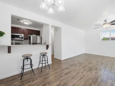 Building Photo - Beautifully remodeled and move in ready, this updated 1-bed, 2-bath condo sits in the heart of do...