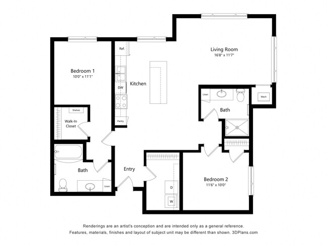 Floorplan - Sonder Point 50+ Apartments