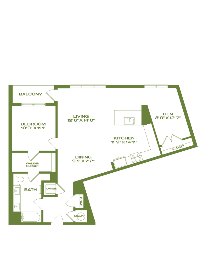 Floorplan - Artifact NoDa