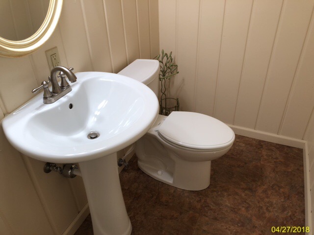 Basement Half Bathroom - 930 W County Rd D