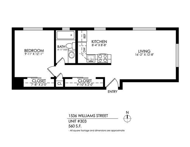 Floorplan - 1536 Williams St