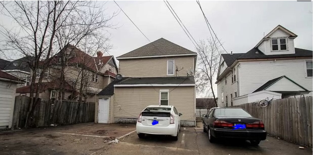 back of building and parking lot - 3040 Park Ave