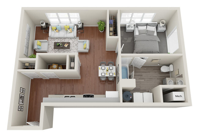 Floorplan - Village on Main