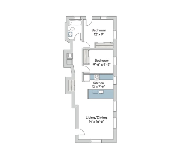 Floorplan - The Colonnades