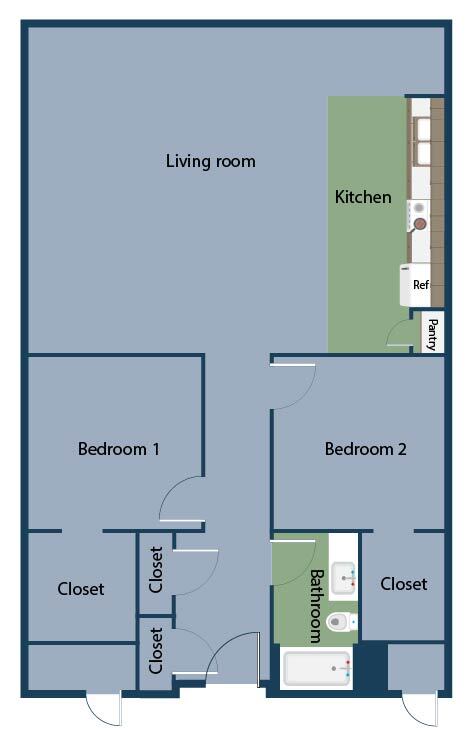 Floorplan - South Main Artspace Lofts