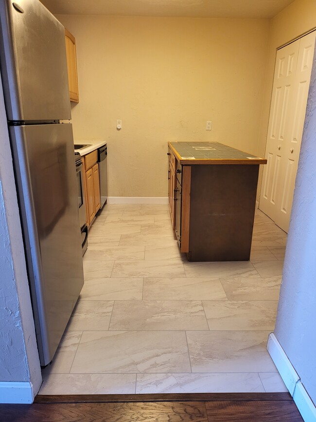 Kitchen has new floor, plenty of closet space and drawer space. - 17 Federal St