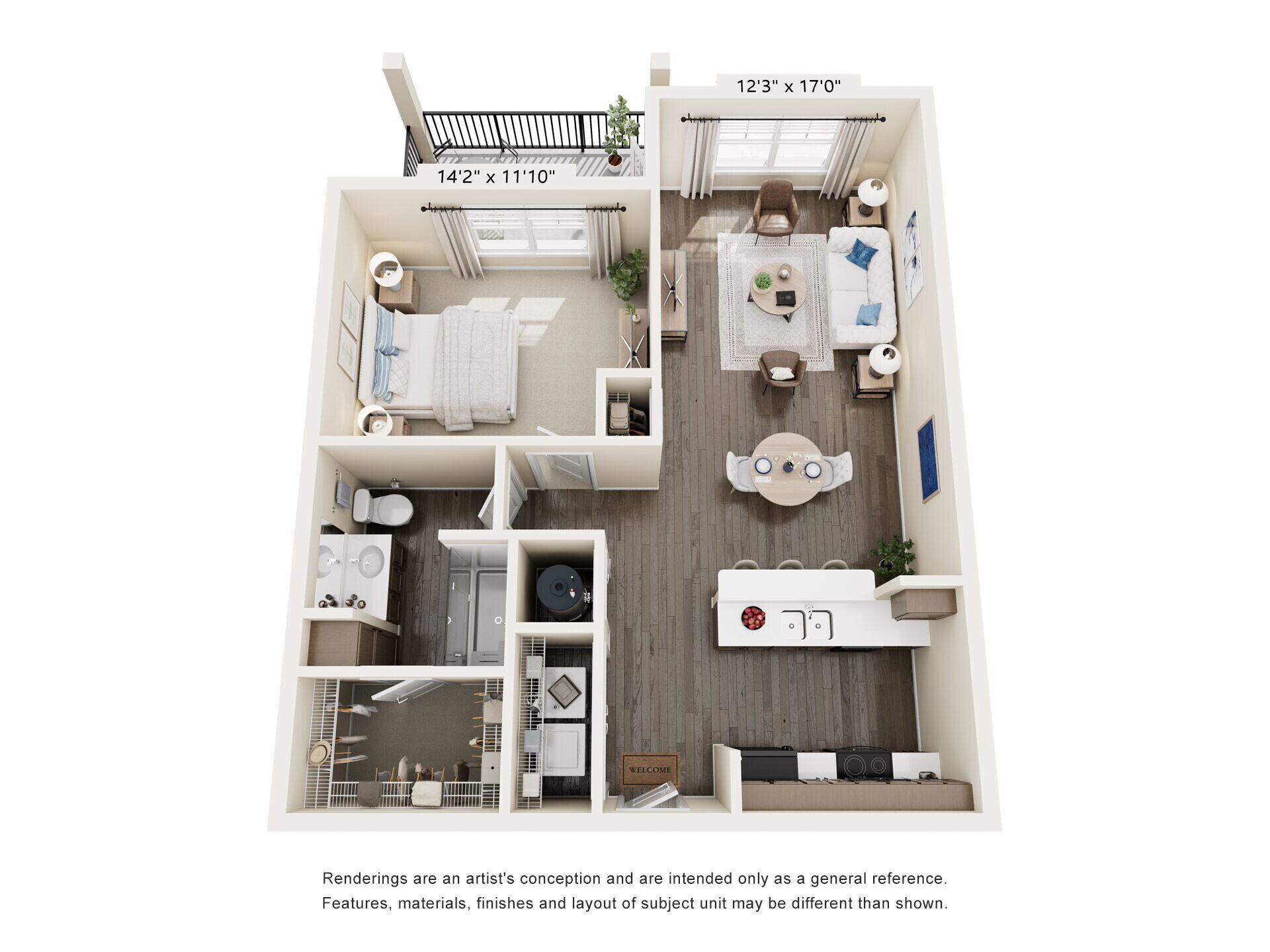 The Villas at Harbour Cove - 1 Bed, 1 Bath, 785 sq. ft. - The Villas at Harbour Cove - A 55+ Apartment Community