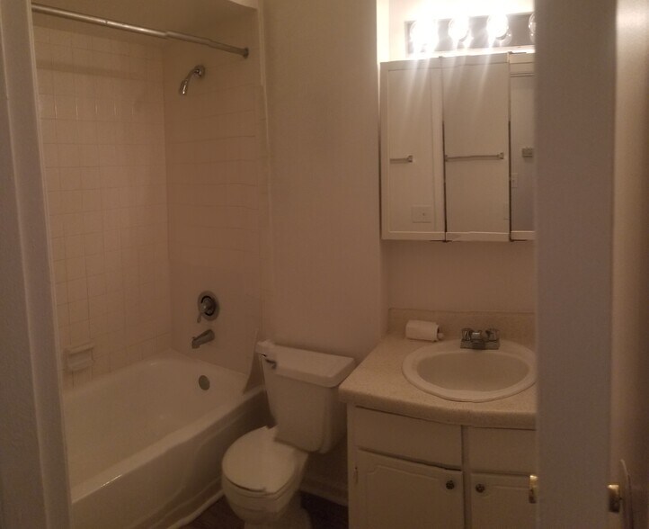 Main Bath with Vanity - University Apartments