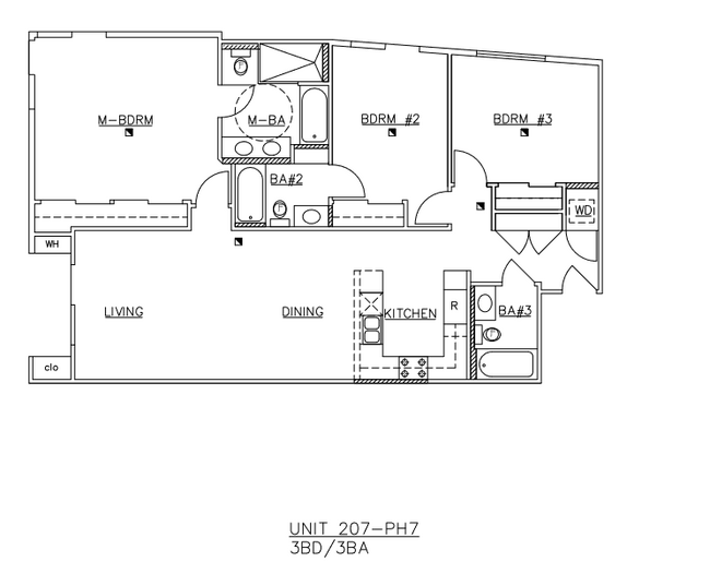 Floorplan - Orlando on Third by Wiseman