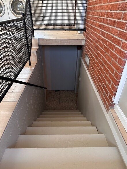 stairs to basement - 7987 State St