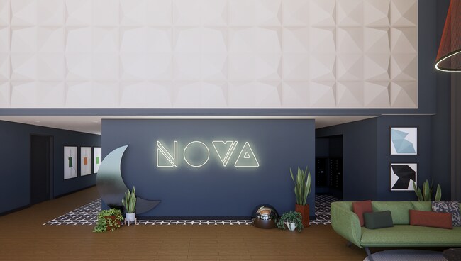 Nova Lobby & Entrance Rendering - NOVA