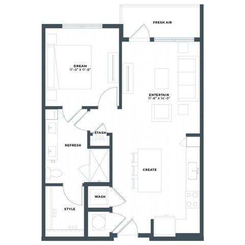 A2 Floor Plan - Midland Gainesville